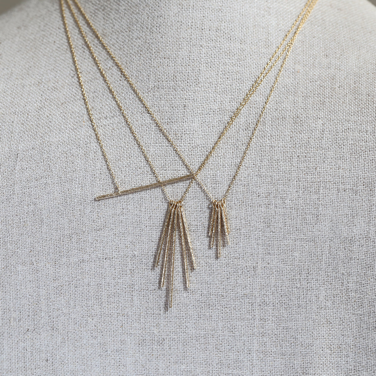 Rain stick necklace Yasuko Azuma Jewelry