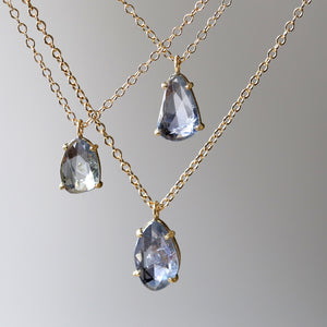 4.42ct natural blue sapphire necklace