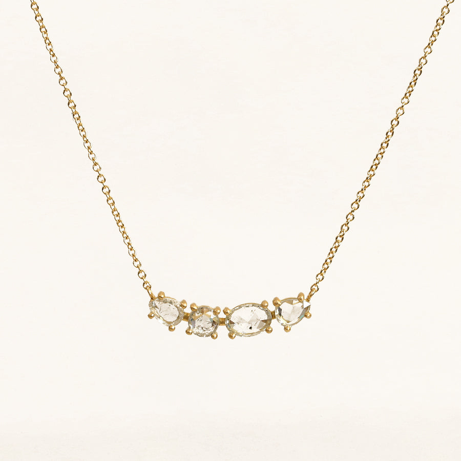 0.93ct Grey diamond necklace
