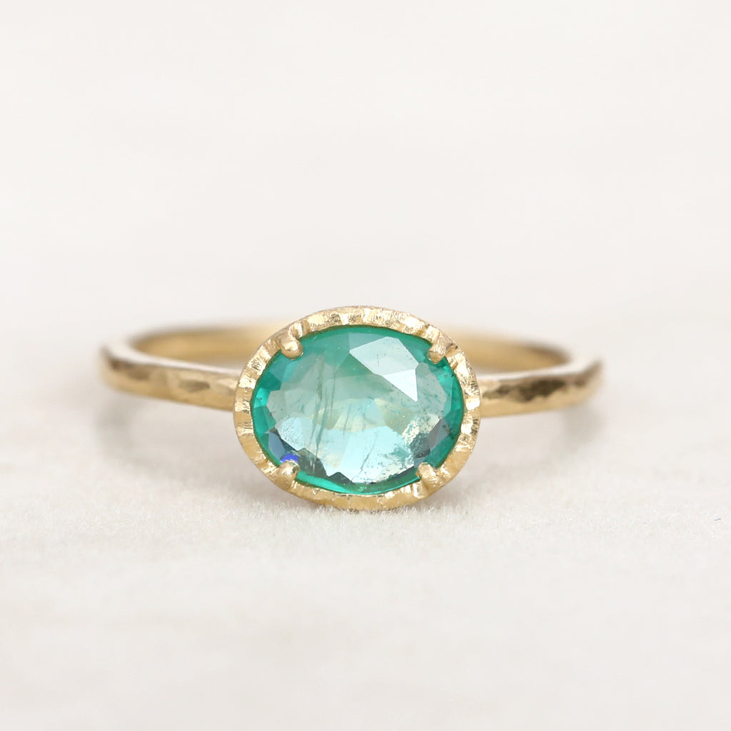 0.66ct Emerald  Ring
