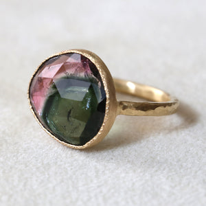 5.55ct Watermelon Tourmaline Ring