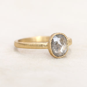 1.21ct grey diamond ring
