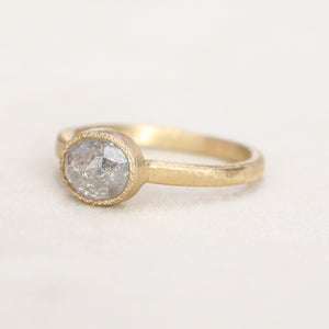 1.43ct grey diamond ring