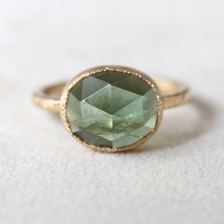 4.62ct Green Tourmaline Ring