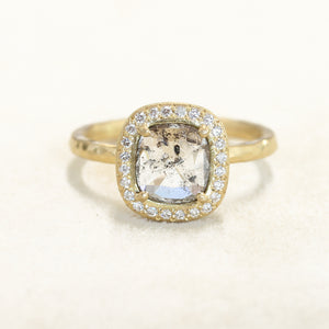 1.25ct Salt & Pepper diamond ring