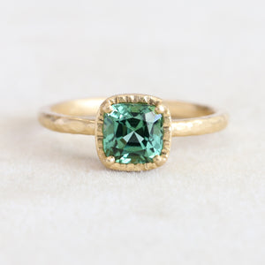 1.23ct Mint Tourmaline ring