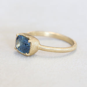 1.51ct Montana Sapphire ring