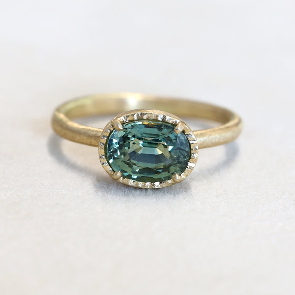 ★SENTIMENTS★ NO.236 [MINT GREEN] RING 1.98ct Mint Tourmaline ring – Yasuko Azuma Jewelry