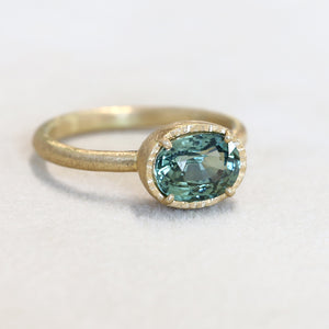 1.98ct Mint Tourmaline ring