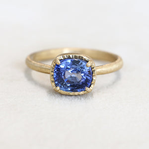 2.13ct Blue Sapphire ring