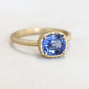 2.13ct Blue Sapphire ring