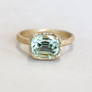 3.19ct Pale Mint Tourmaline ring