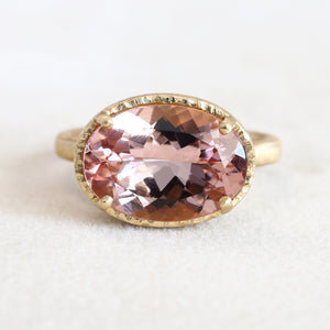 5.01ct Morganite ring