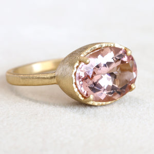 5.01ct Morganite ring