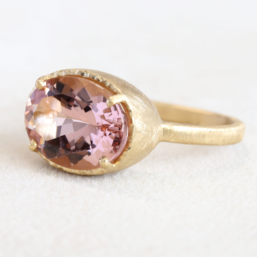 5.01ct Morganite ring