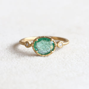 0.62ct Emerald Muguet ring