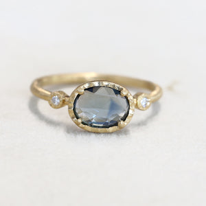 0.70ct Australian Sapphire Muguet ring