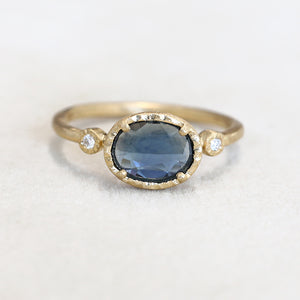 0.79ct Australian Sapphire Muguet ring