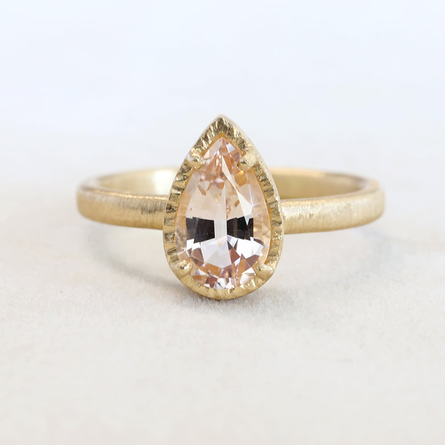 1.25ct Morganite ring