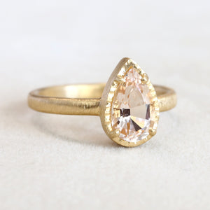 1.25ct Morganite ring