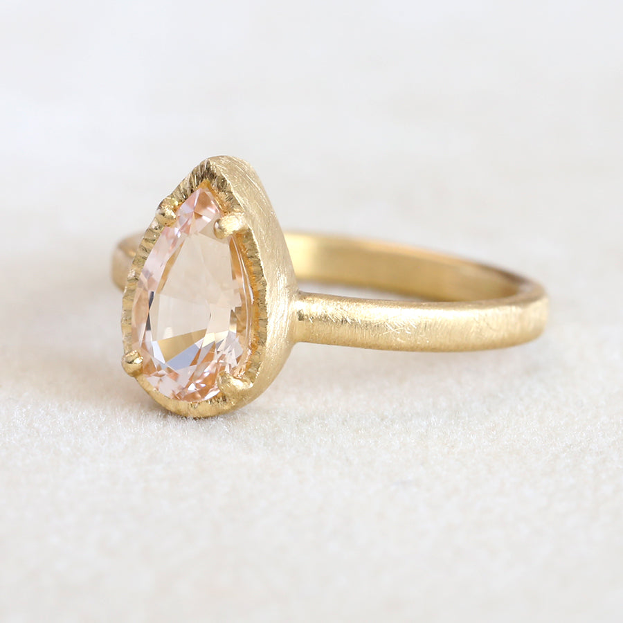 1.25ct Morganite ring