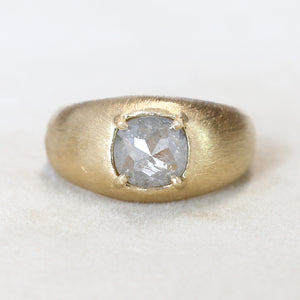 1.31ct grey diamond Zen ring