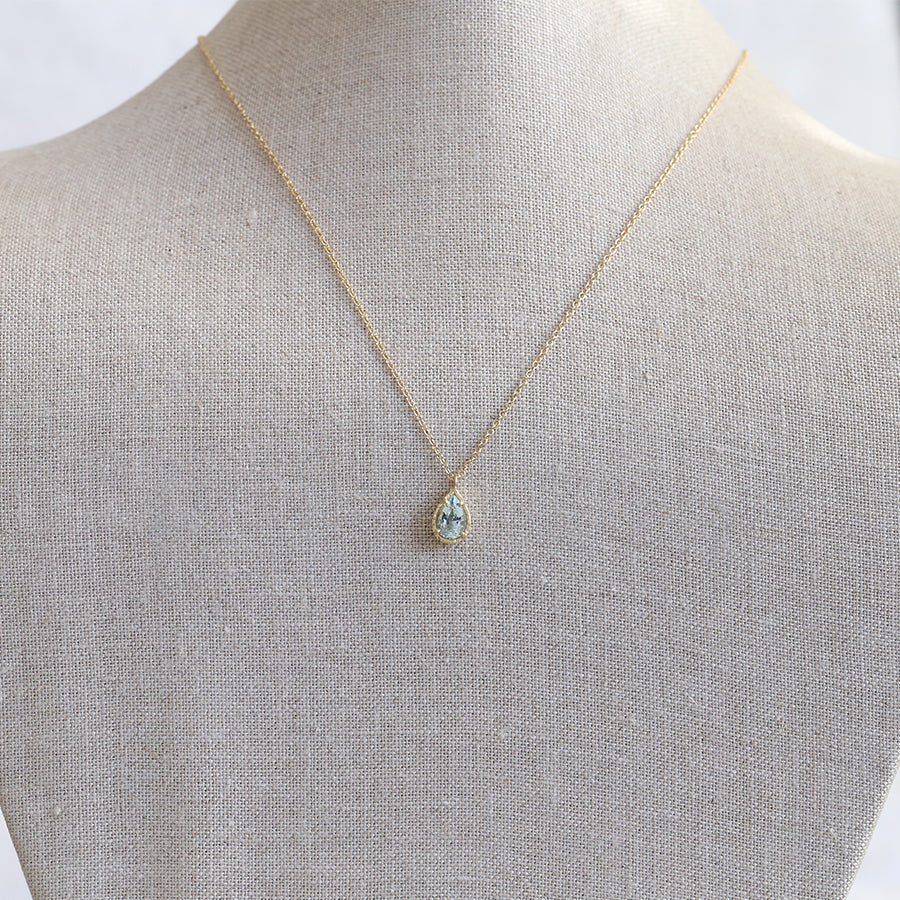 1.33ct Aquamarine necklace