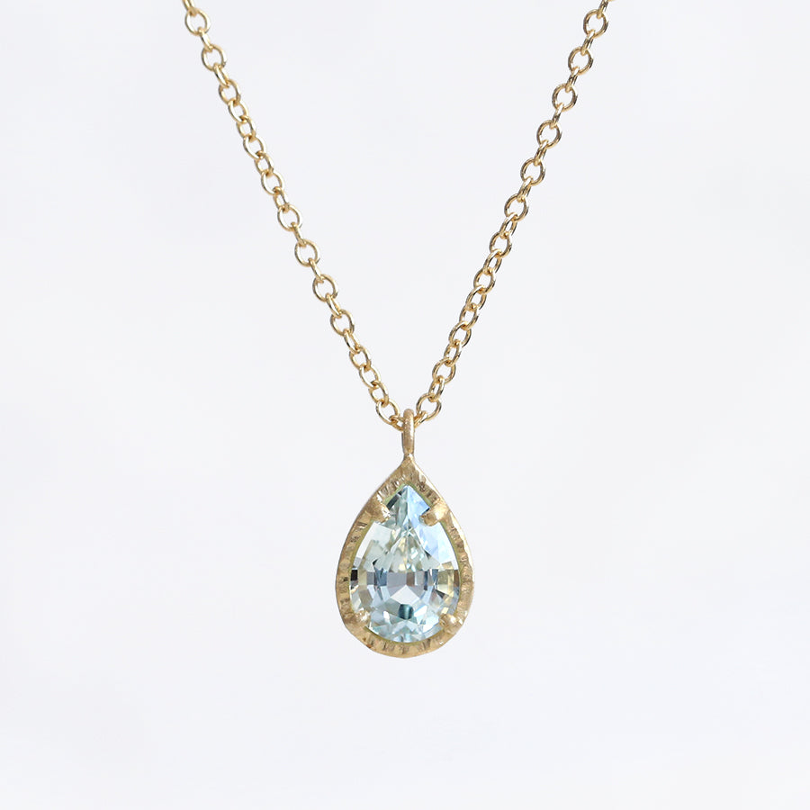1.33ct Aquamarine necklace