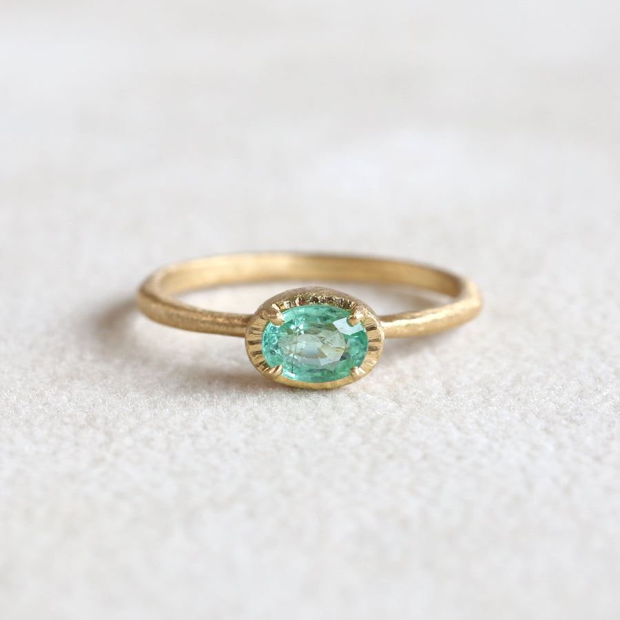0.48ct Paraiba tourmaline ring