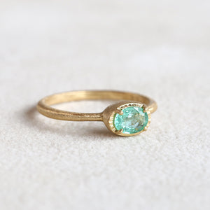 0.48ct Paraiba tourmaline ring