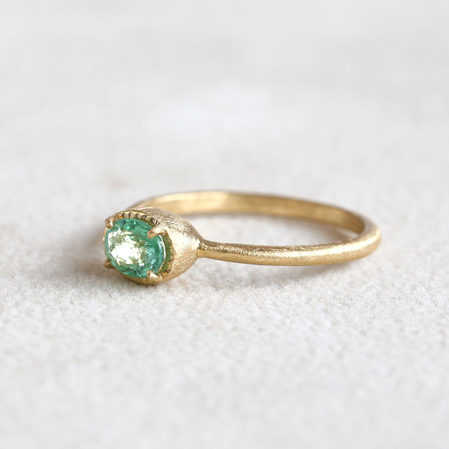 0.48ct Paraiba tourmaline ring