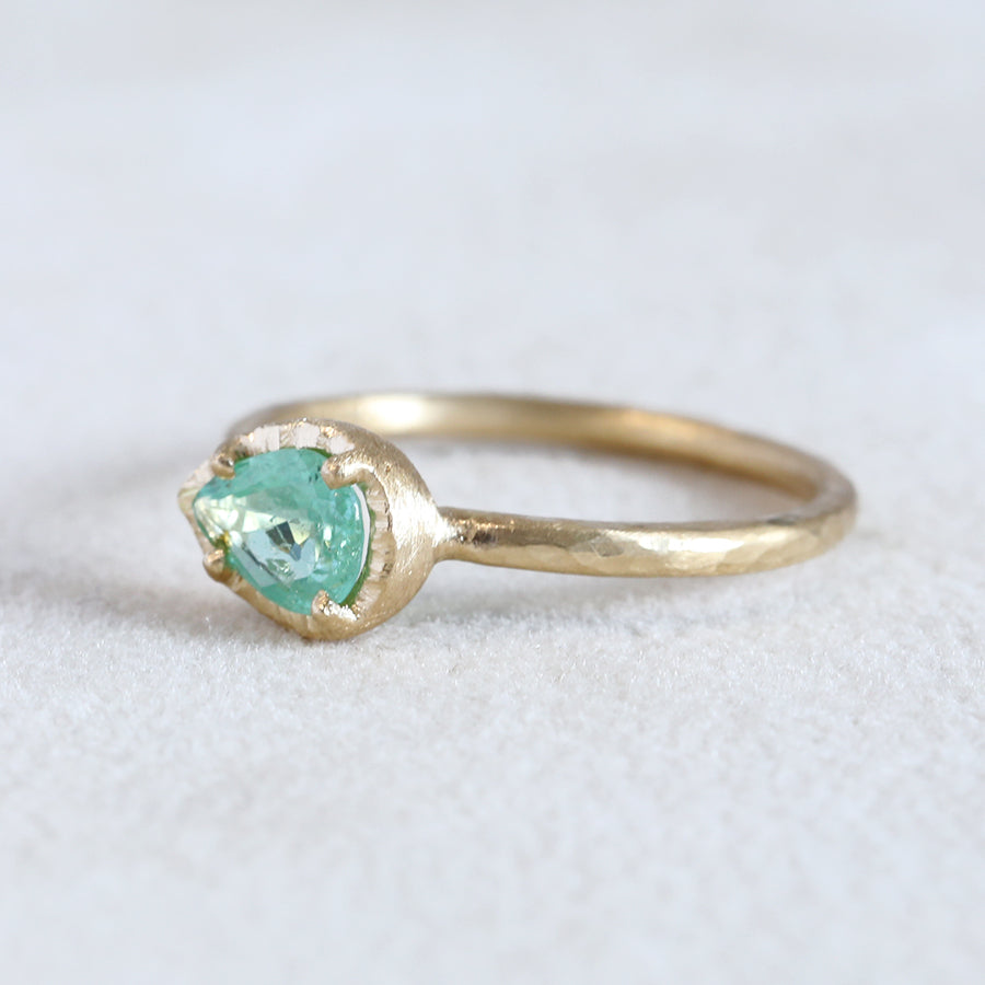 0.48ct Paraiba tourmaline ring