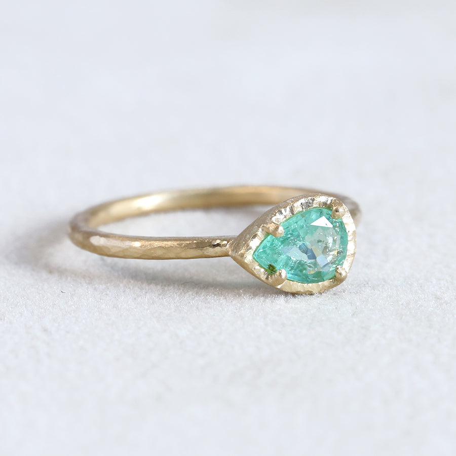 0.48ct Paraiba tourmaline ring