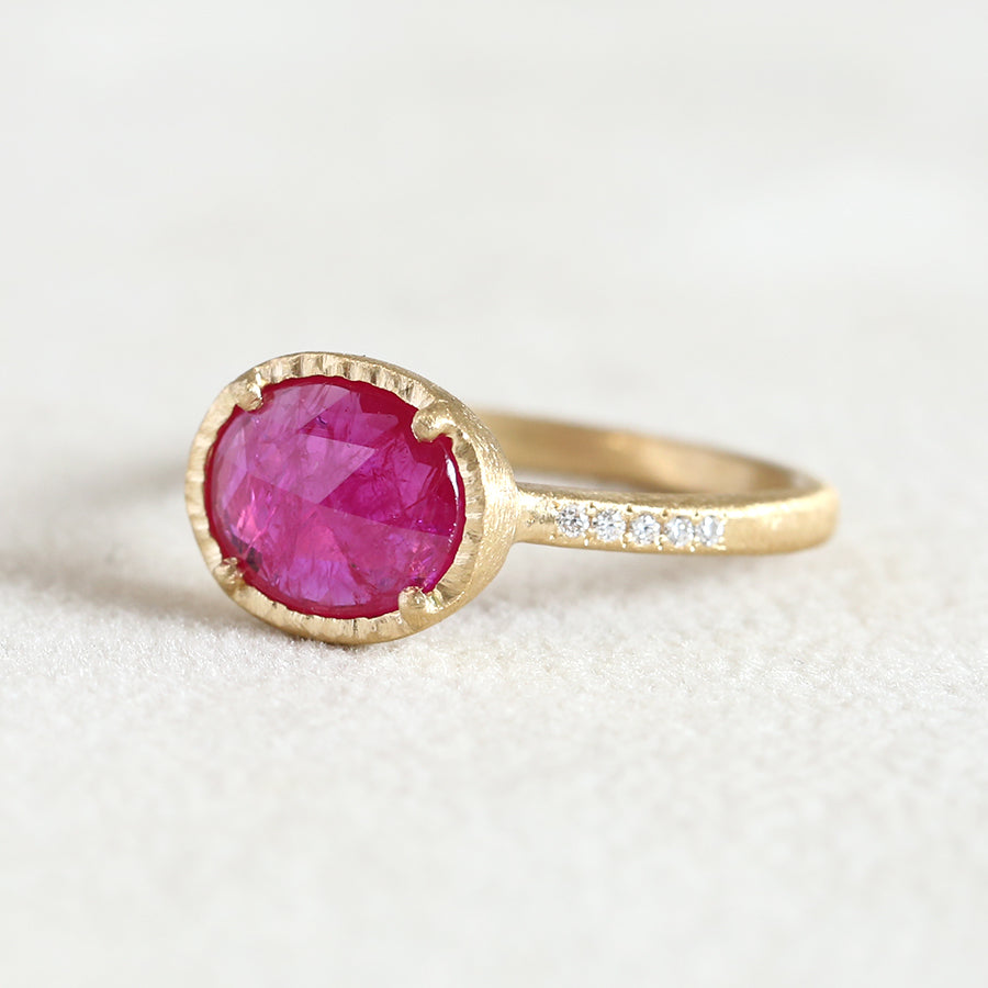 1.34ct Ruby ring
