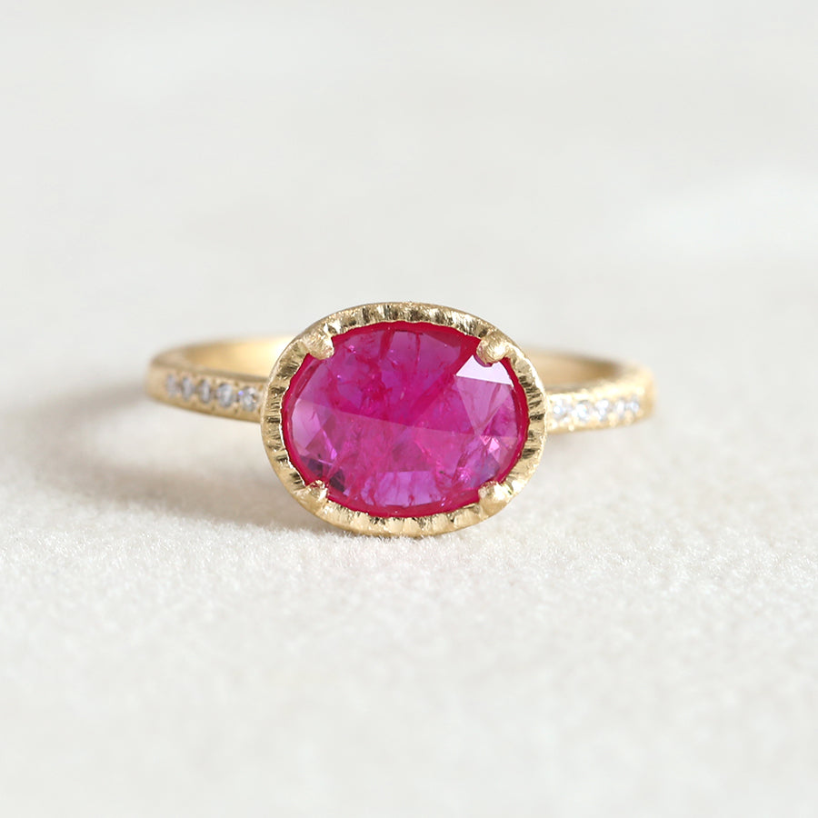1.34ct Ruby ring