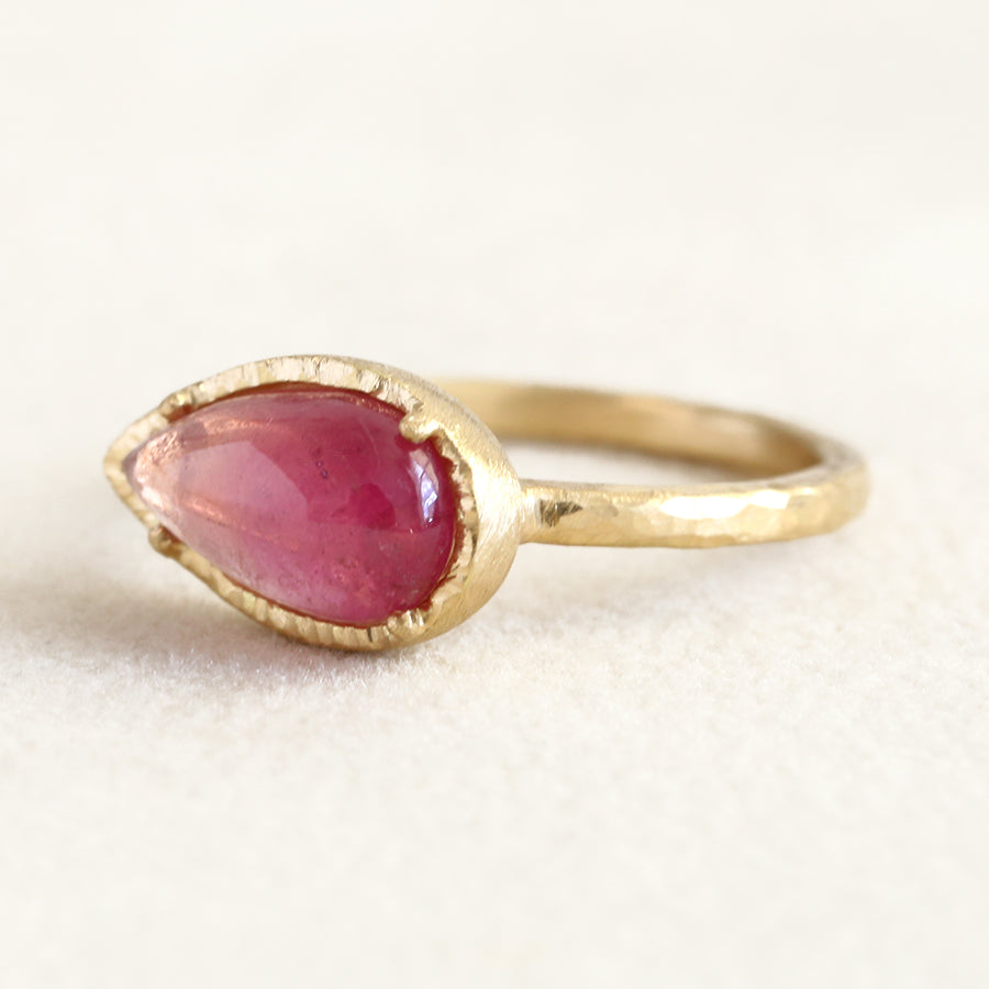 2.26ct Pink tourmaline ring