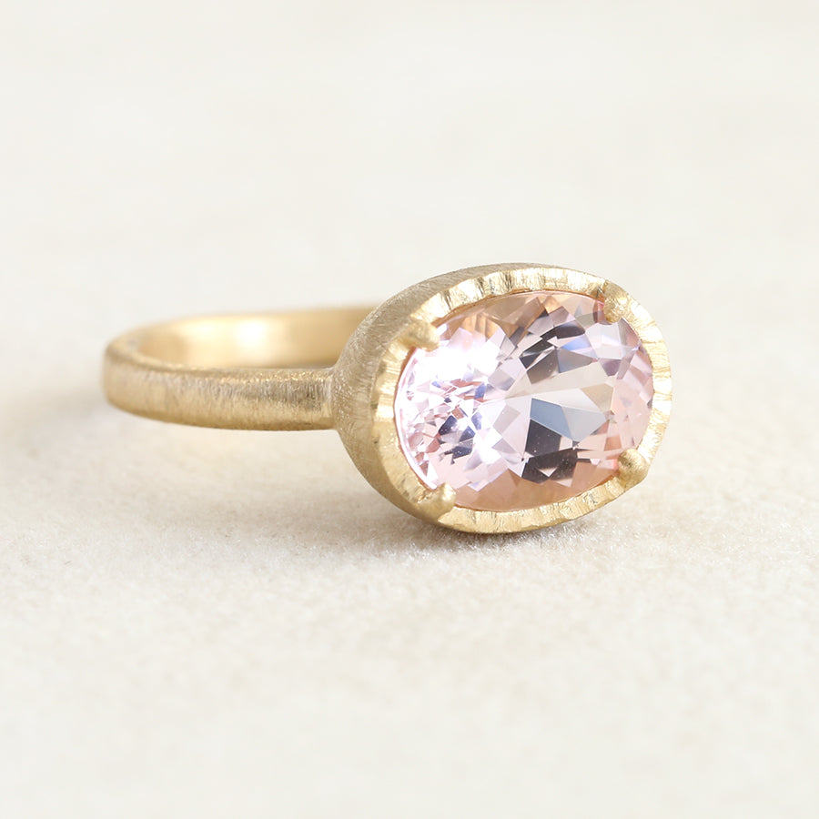 2.28ct Morganite ring