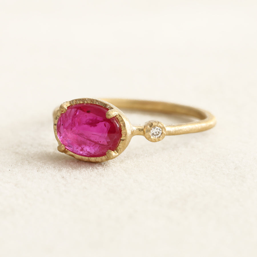 1.12ct Ruby Muguet ring