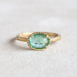 0.93ct Paraiba tourmaline ring