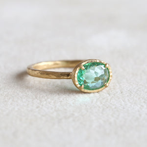 0.93ct Paraiba tourmaline ring