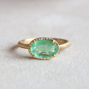 1.35ct Paraiba tourmaline ring