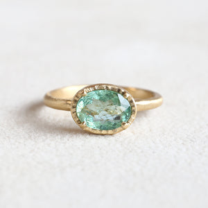 1.41ct Paraiba tourmaline ring