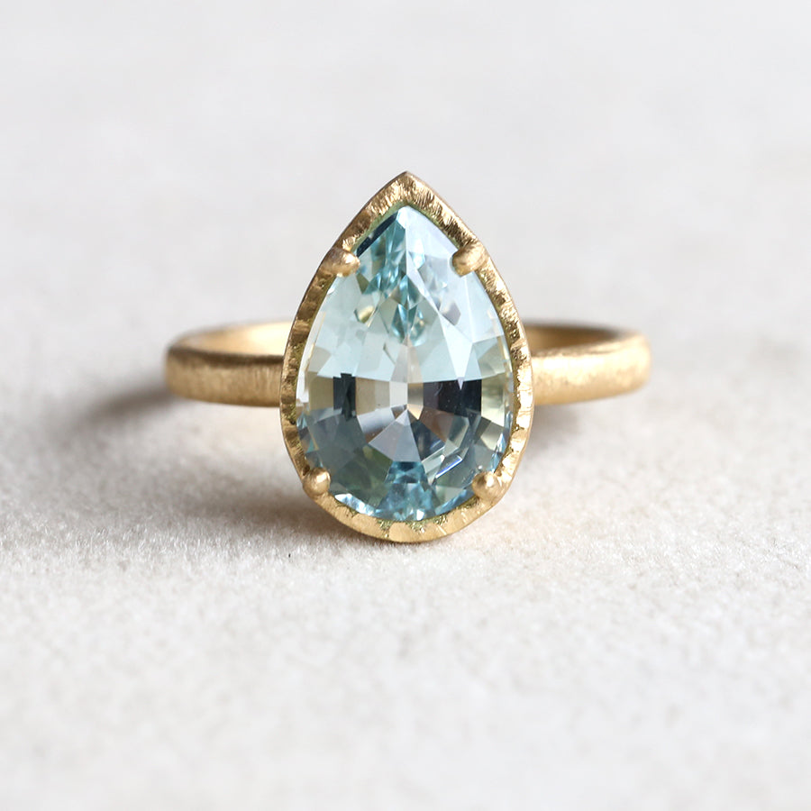 3.51ct Aquamarine ring