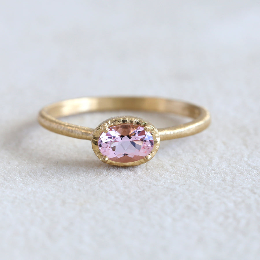 0.40ct Morganite ring