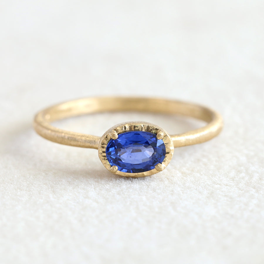 0.57ct Blue Sapphire ring