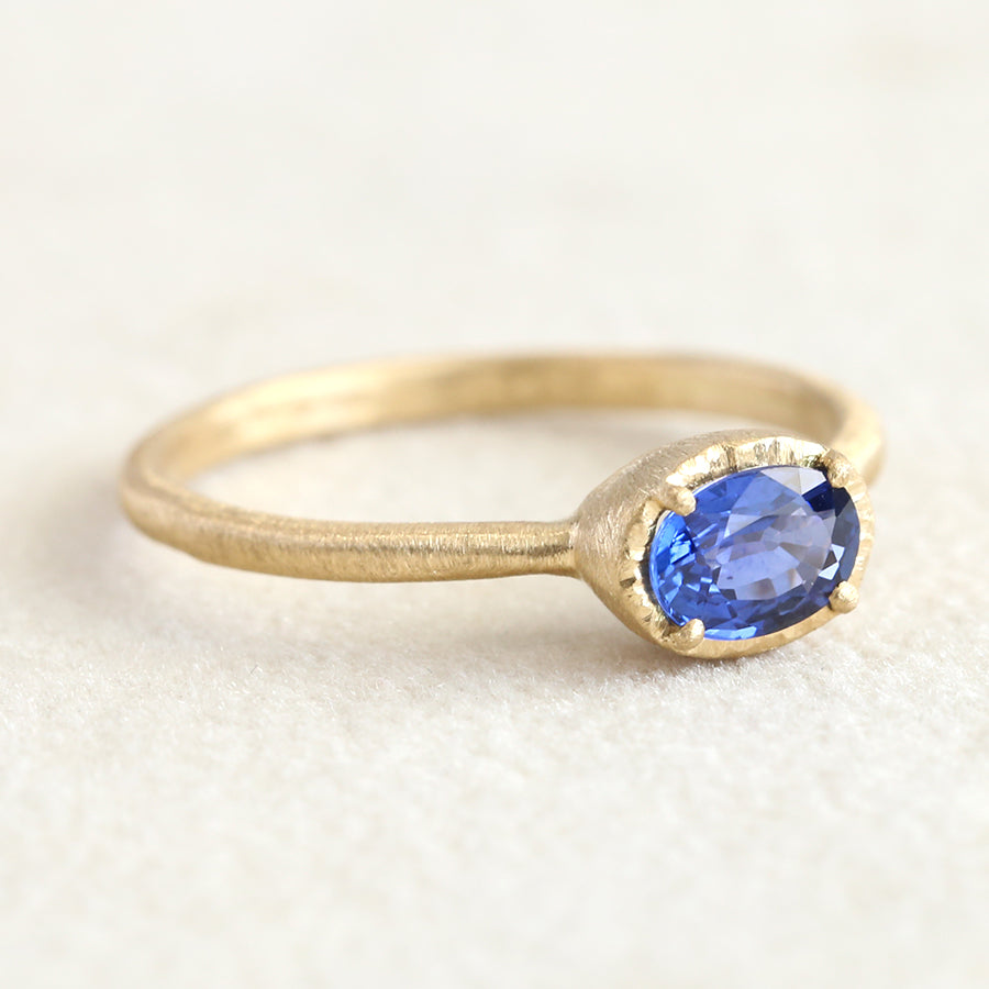 0.57ct Blue Sapphire ring
