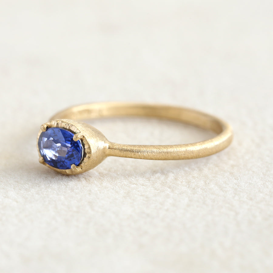0.57ct Blue Sapphire ring