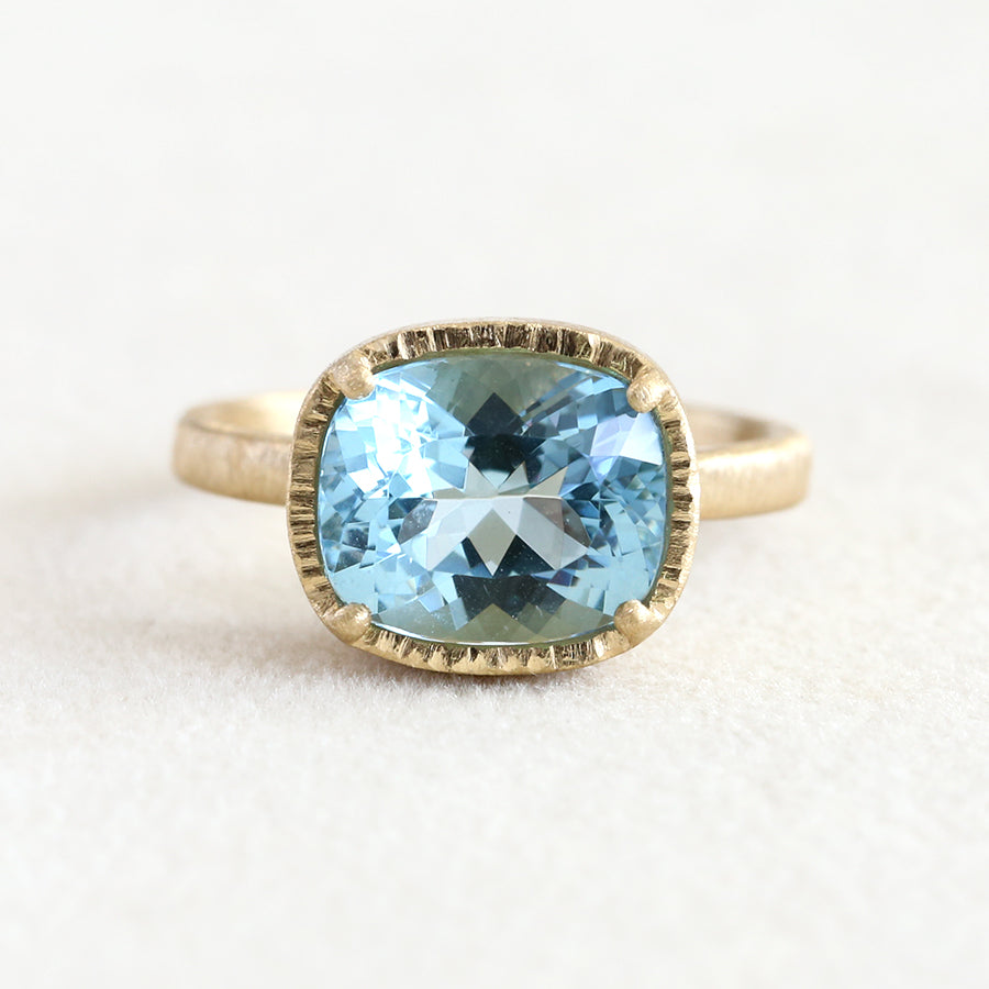 3.06ct Aquamarine ring