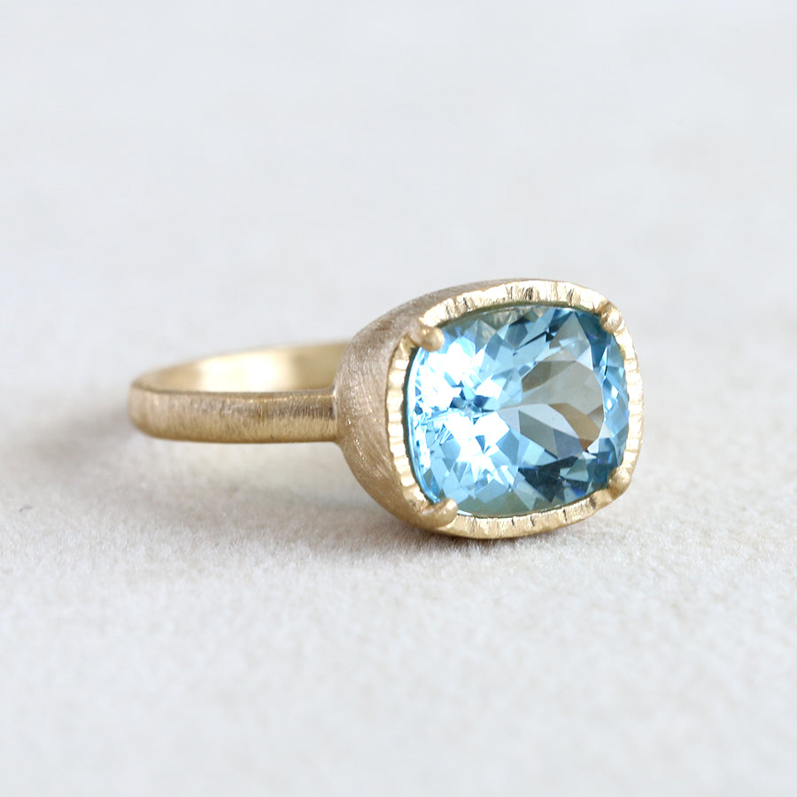 3.06ct Aquamarine ring