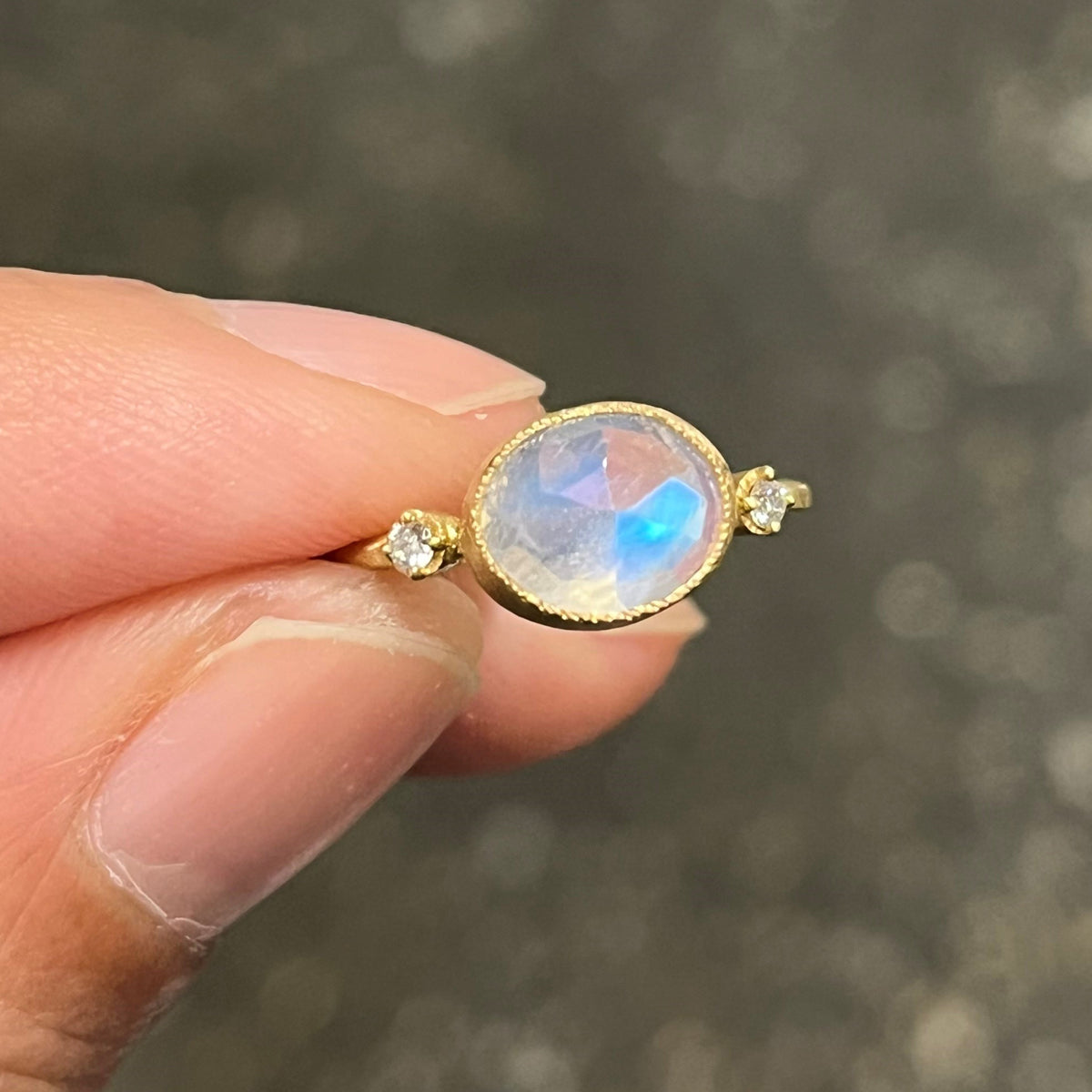 Moonstone ring